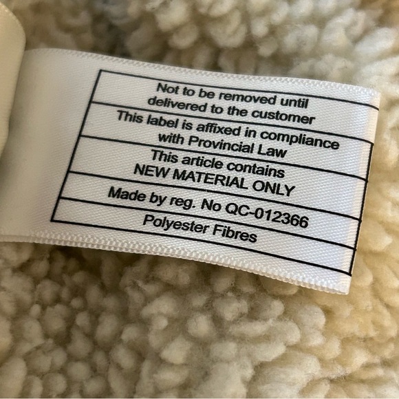 ARITIZIA WILFRED FREE WASHED DENIM SHERPA LINED OVER-SIZED JEAN JACKET SZ XXS - Picture 6 of 12